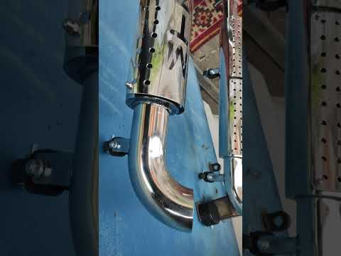 Глушитель.Выхлопная система на МТЗ 892 своими руками из нержавейки марки стали AISI 304.