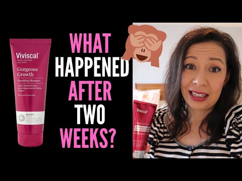 HAIR LOSS SUFFERER REACTS TO VIVISCAL SHAMPOO AND...