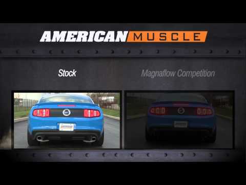 2011-2012 Mustang Magnaflow Exhaust Sound Clip Competition Axle-back (GT, GT500) Review