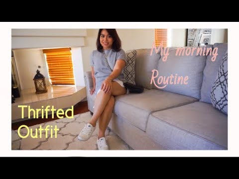 MORNING ROUTINE | MEDICAL GRADE SKINCARE | THRIFTED OUTFIT | FASHION FRUGAL FRIDAY