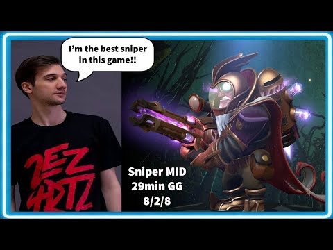 Arteezy Gameplay #01: I'm the BEST SNIPER IN DOTA2!!