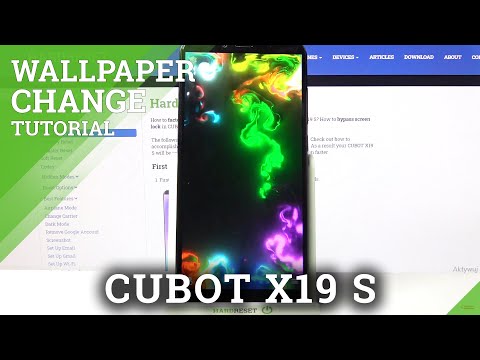 How Set Up Animated Wallpaper in Cubot X19 S – Install and Apply Magic Fluids Wallpaper