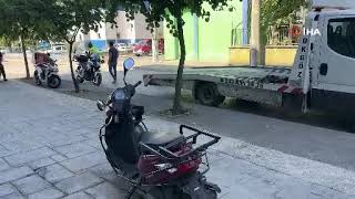 Polisi Görünce Çaldığı Motosikleti Bırakıp Kaçtı