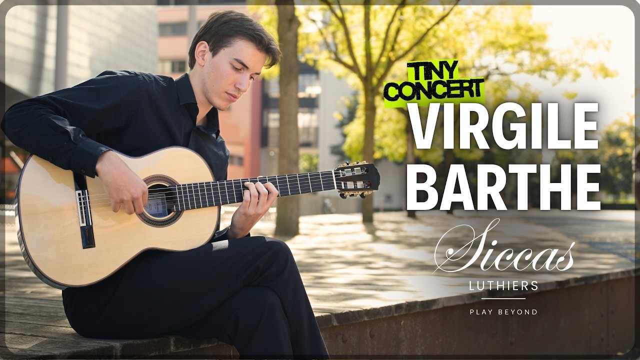 VIRGILE BARTHE - Classical guitar concert at Siccas guitars