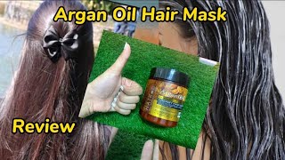 Argan Oil Hair Mask Review | Anti Hairfall & Renewal #hairmask #haircare #hair
