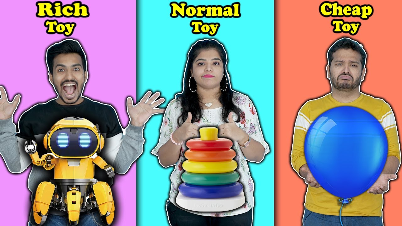 Rich Vs Normal Vs Cheap Toy Challenge | Hungry Birds