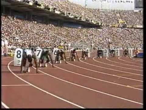 Men's 200m Final at the Barcelona 1992 Olympics