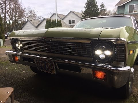 Morimoto LED headlight install in the 1971 Nova