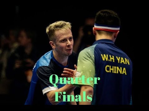 World championships of Ping Pong 2019 Yan Weihao - Andrew Baggaley