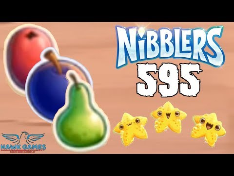 Fruit Nibblers 👾 Level 595 - 3 Stars Walkthrough, No Boosters