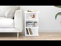 Credenza Bianca 35x35x55 cm in Legno Multistrato - Foto miniatura 1