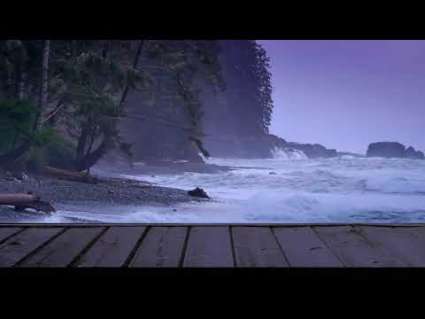 4 horas de Chuva e Ondas do Mar music p relaxar dormir meditar