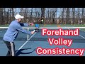 Hit Consistent Forehand Volleys (Simple Tennis Tip)
