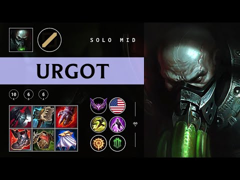 Urgot Mid vs Yone - NA Master Patch 25.22