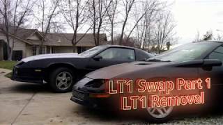 93-97 Camaro / Firebird LT1 engine removal
