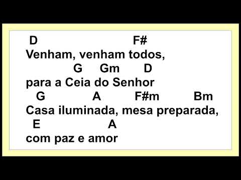Venham Todos para Ceia do Senhor - MÚSICA PARA MISSA