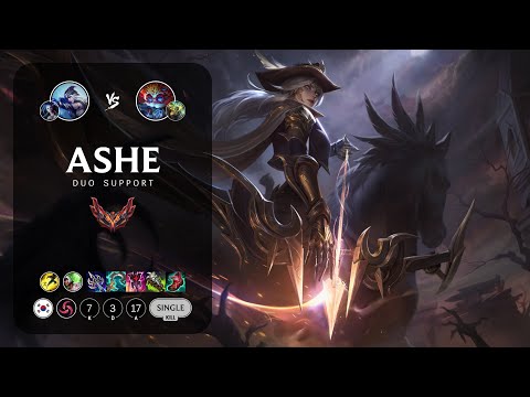 Ashe Support vs Heimerdinger - KR Grandmaster Patch 13.9