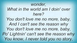 Lightnin&#39; Hopkins - Stool Pigeon Blues Lyrics