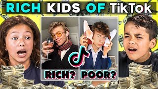 Kids React To Rich Kids Of Tik Tok Compilation (Rich Boy Check)