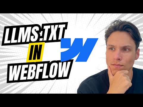 How to Add llms.txt file to Your Webflow Site (Full Tutorial)