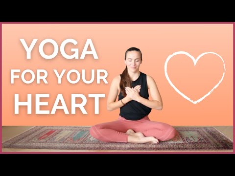 Yoga for HEART HEALTH and Healing - 10 min flow when you need a little love