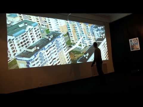 Interactive installation at the State Central Museum of Contemporary History of Russia