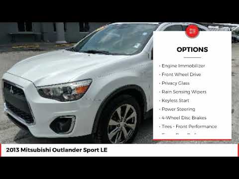 2013 Mitsubishi Outlander Sport LE Used TE016444