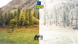 Summer and Winter Photoshop CC 2021 Tutorial Free