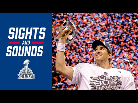 TOP Sights & Sounds from Super Bowl XLVI | "We are WORLD CHAMPIONS" | Giants vs. Patriots Highlights