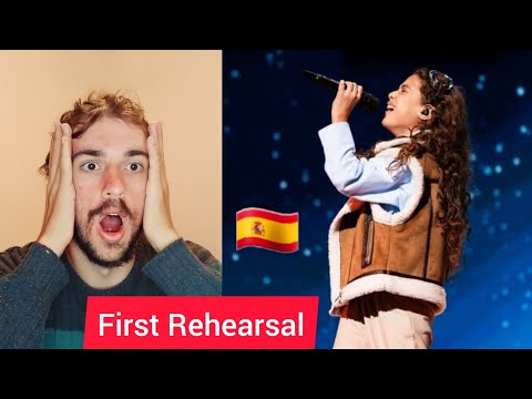 First Rehearsal | Sandra Valero - Loviu | 🇪🇸 Spain | REACTION | Junior Eurovision 2023