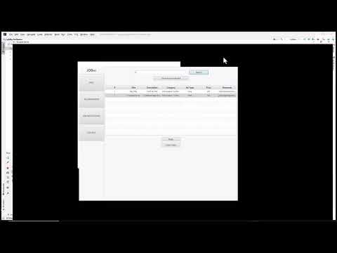 JobRec - JavaFX & Sqlite