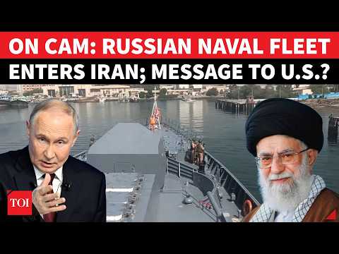 On Cam: Russian Warship Joins Iranian Navy In Strait Of Hormuz Showdown Amid U.S. Threat | WATCH