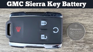 2019 - 2023 GMC SIERRA Key Fob Battery Replacement - How To Change Replace Remote Batteries DIY