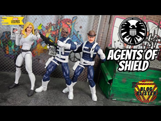 Vídeo relacionado con Marvel Legends Series, Figuras de acción de S.H.I.E.L.D., Nick Fury Jr., Sharon Carter y Dum Dum Dugan