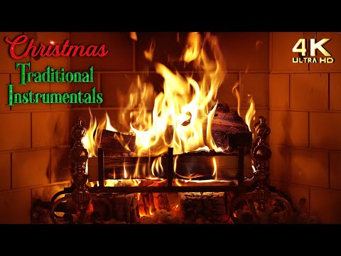 🔥 Traditional Christmas Music Fireplace 🎄 Victorian Christmas Carols Instrumental 🎄 No Ads