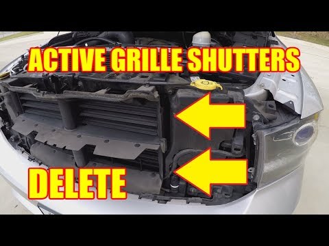 How To Remove the Active Grille Shutters from a RAM 1500