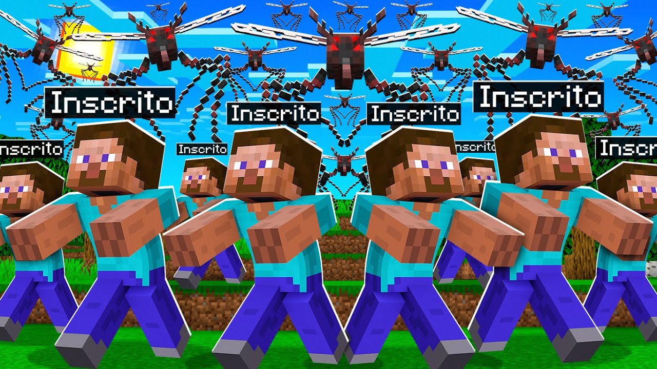 eu deixei inscritos jogarem no meu servidor e torturei eles com Mosquitos!