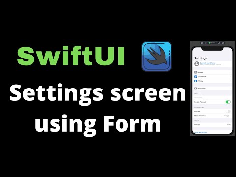 Settings screen using Form in SwiftUI #forminswiftui #ios #xcode