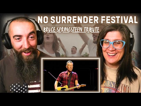 No Surrender Festival - Bruce Springsteen tribute (REACTION) with my wife