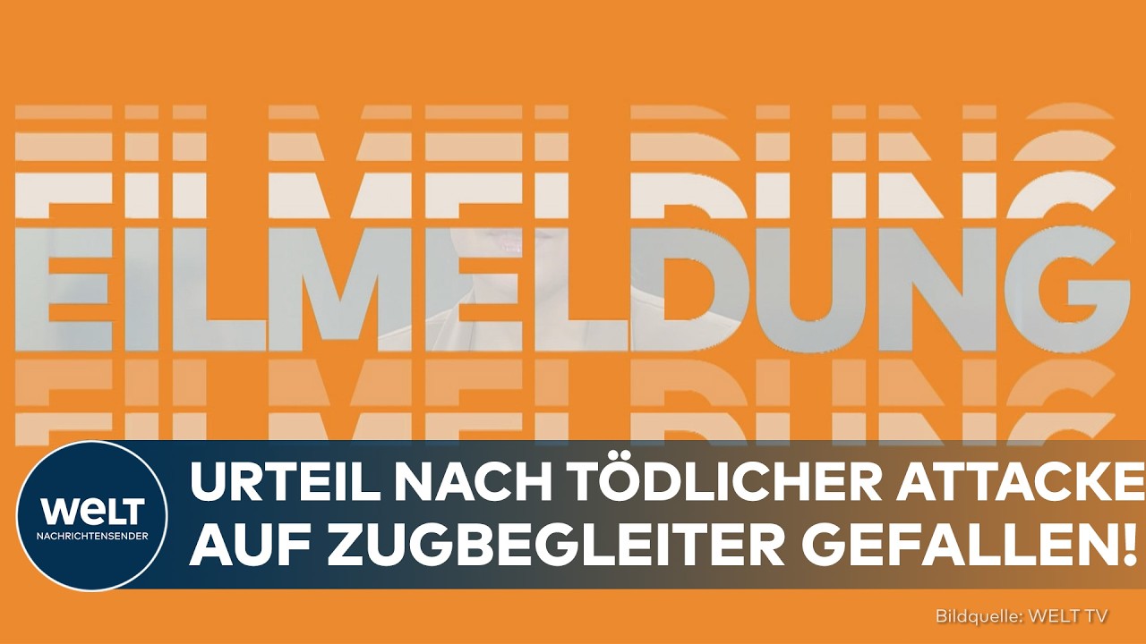 URTEIL GEFALLEN: Angeklagter nach tödlichem Angriff auf Zugbegleiter zu zehn Jahren Haft verurteilt!