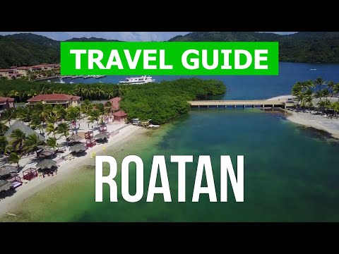 Roatan Honduras | Beaches, places, resorts, nature, sea | Video 4k drone | Roatan Island what to see