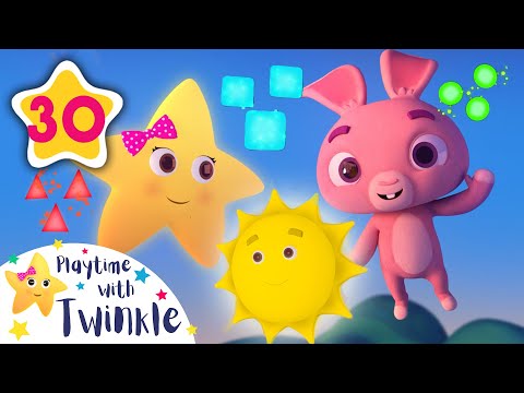 You Are My Sunshine - Rabbits Learn Shapes | Kids Songs & Nursery Rhymes | Learn with Twinkle