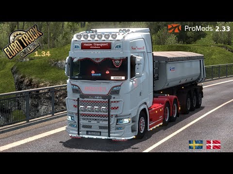 ETS2 1.34 I My Trucking Diary - Episode #67 I Västerås to Århus I Promods 2.33