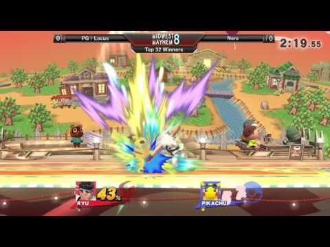 Midwest Mayhem 8 Top 32 Winners: PG l Locus (Ryu) vs. Nero (Pikachu)
