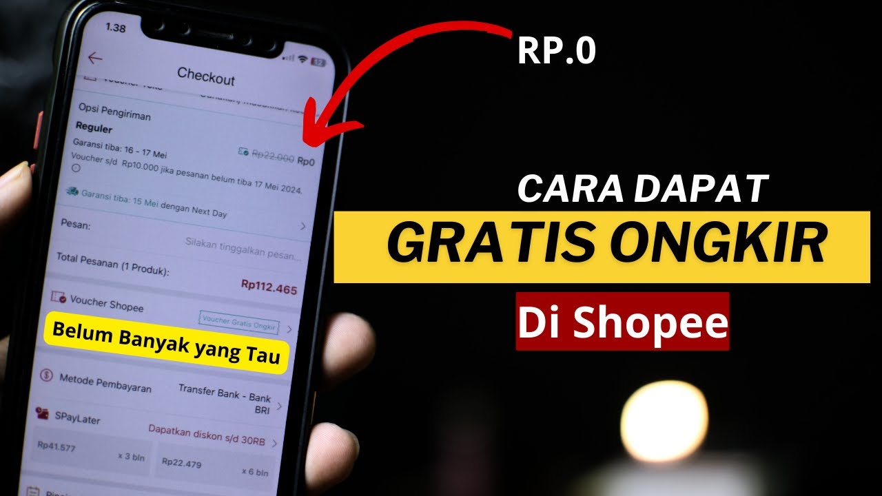 Cara Mendapatkan Gratis Ongkir 0 Rupiah di Shopee Voucher Terbaru