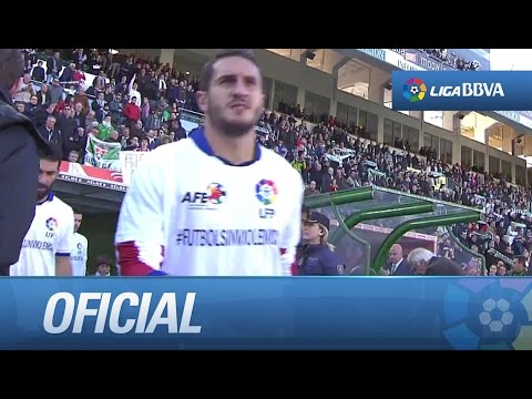 Camisetas por un "fútbol sin violencia" en el Elche CF - Atlético de Madrid