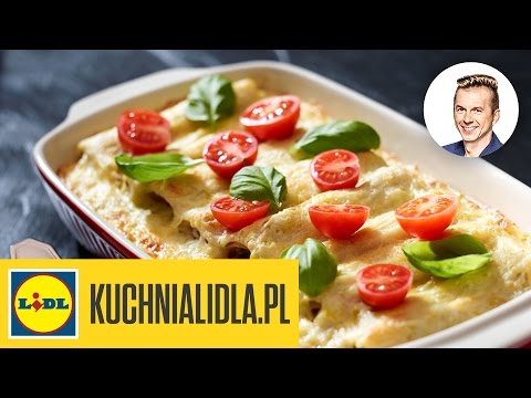 🍅 Włoskie cannelloni z mięsem w sosie porowym - Karol Okrasa - Przepisy Kuchni Lidla