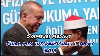 Download lagu Syamsuri Firdaus Final MTQ Internasional di Turki mp3