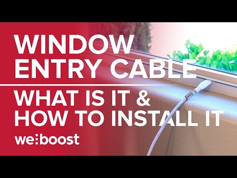 Window Entry Cables: What are they and how do you install them? | weBoost