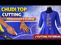 Perfect Chudithar Top Measurement Cutting Simple Tailoring Method